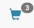 Cart counter icon
